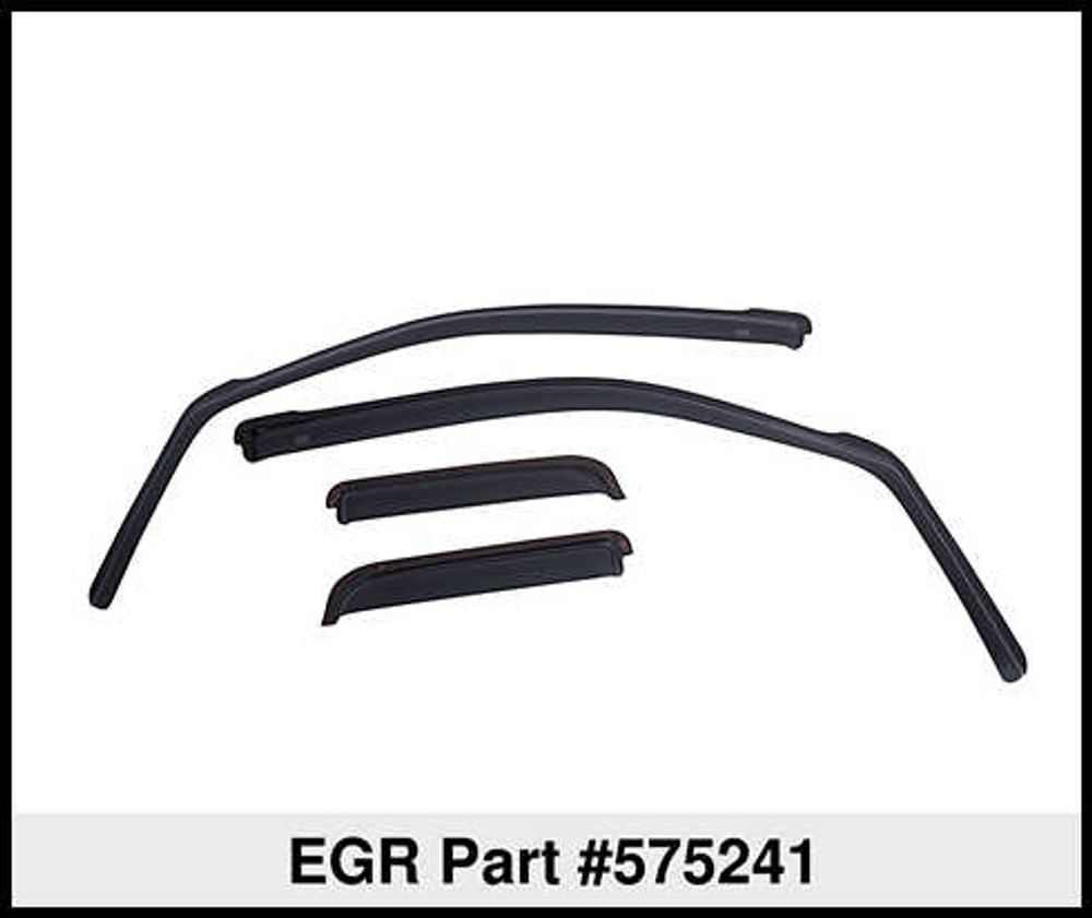 EGR In-Channel Window Visors Smoke Finish product image 2