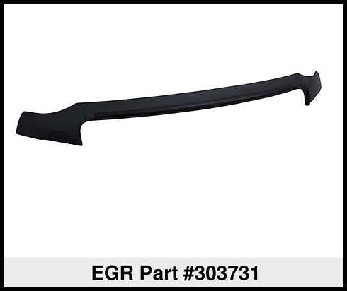 EGR Superguard Hood Guard Smoke Finish product image 4
