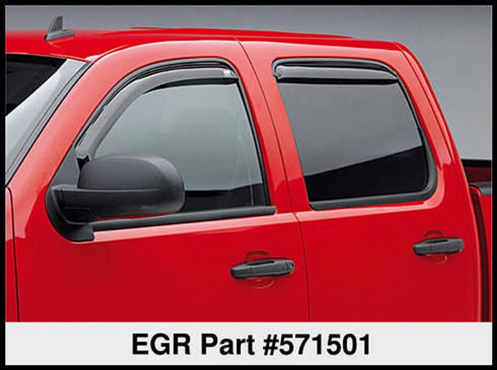 EGR In-Channel Window Visors Smoke Finish product image 4
