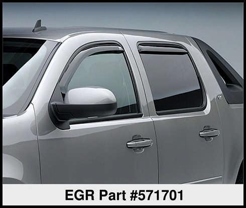 EGR In-Channel Window Visors Smoke Finish product image 4