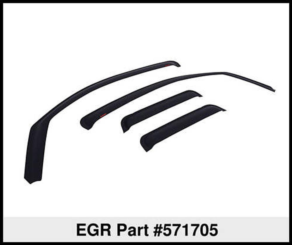 EGR In-Channel Window Visors Matte Finish product image 3