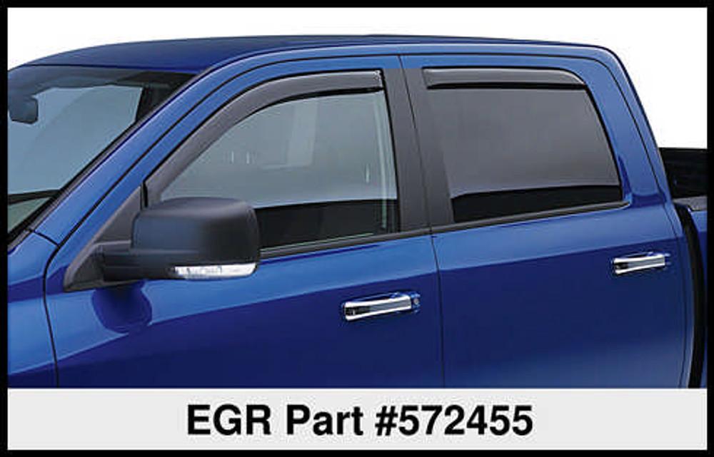 EGR In-Channel Window Visors Matte Finish product image 3