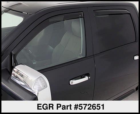 EGR In-Channel Window Visors Smoke Finish product image 3