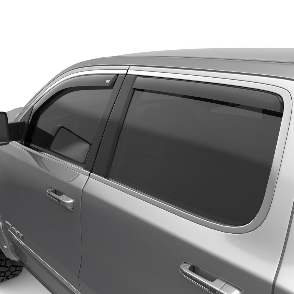 EGR In-Channel Window Visors Smoke Finish -Fits 19-24 Ram 1500 (Crew Cab) product image 2