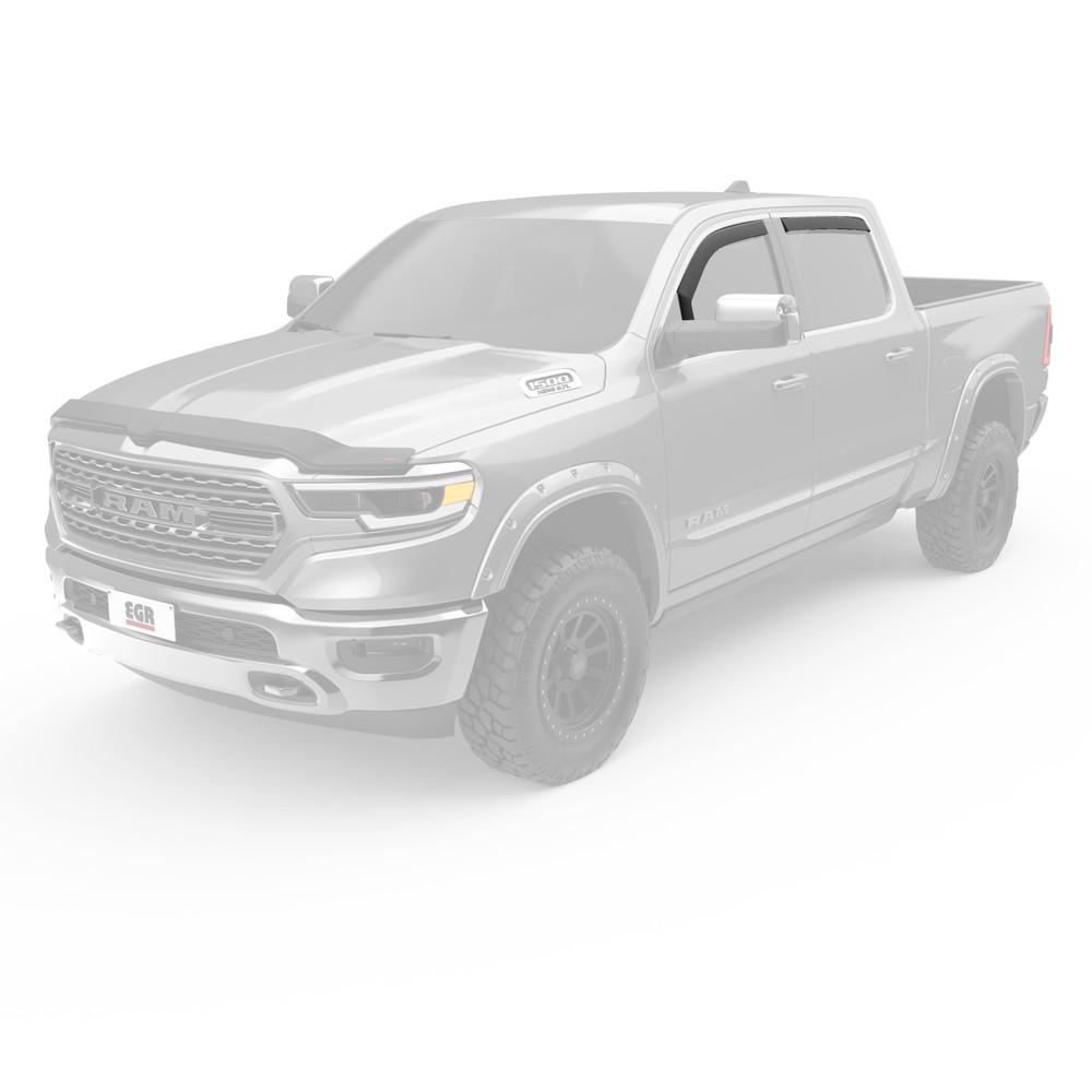 EGR In-Channel Window Visors Smoke Finish -Fits 19-24 Ram 1500 (Crew Cab) product image 3