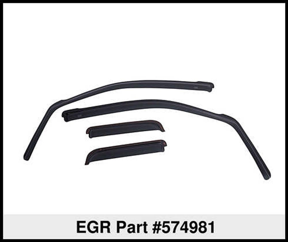 EGR In-Channel Window Visor Smoke Finish product image 4