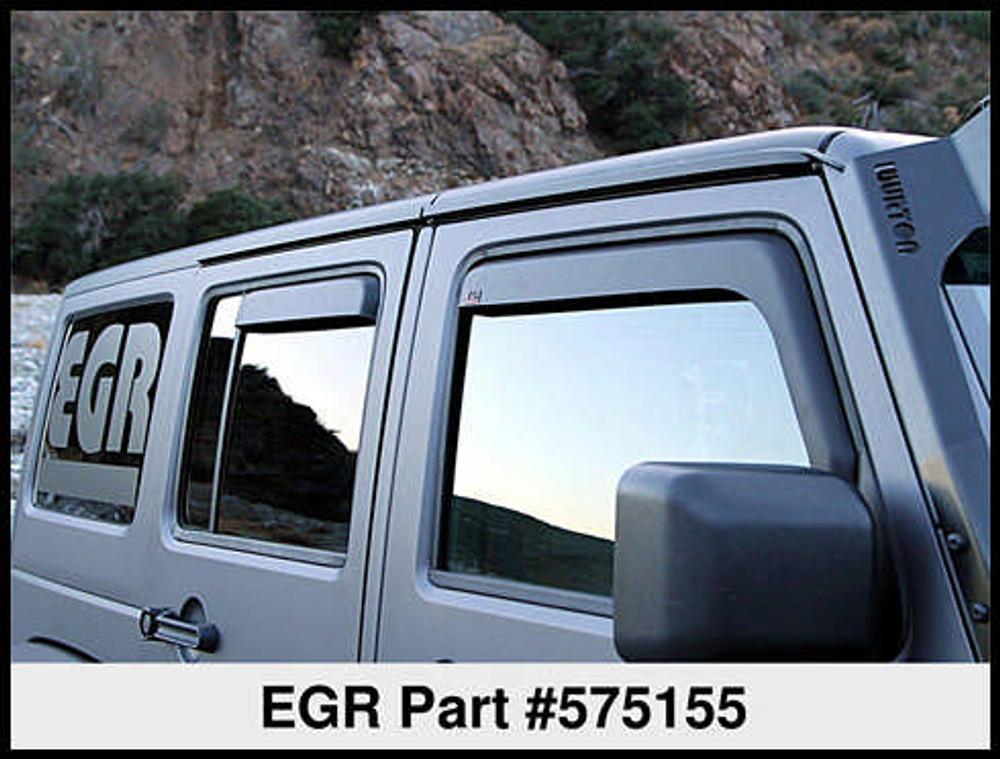 EGR In-Channel Window Visors Matte Finish product image 4
