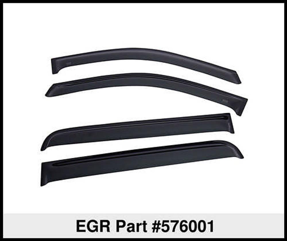 EGR In-Channel Window Visors Smoke Finish product image 3