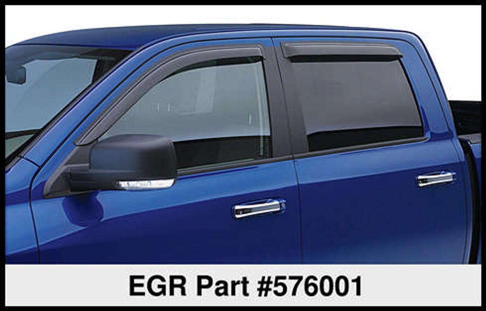 EGR In-Channel Window Visors Smoke Finish product image 4