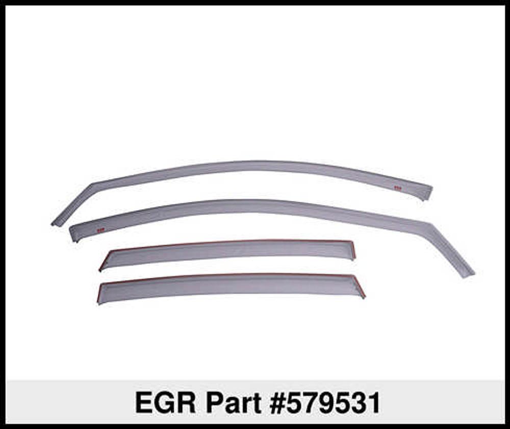 EGR In-Channel Window Visors Smoke Finish product image 2