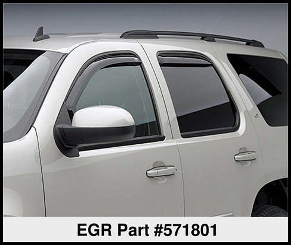 EGR In-Channel Window Visors Smoke Finish product image 4
