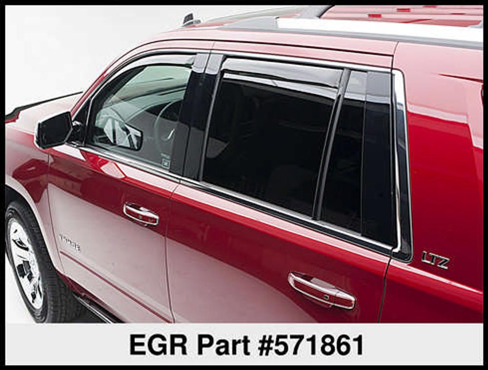 EGR In-Channel Window Visors Smoke Finish product image 5