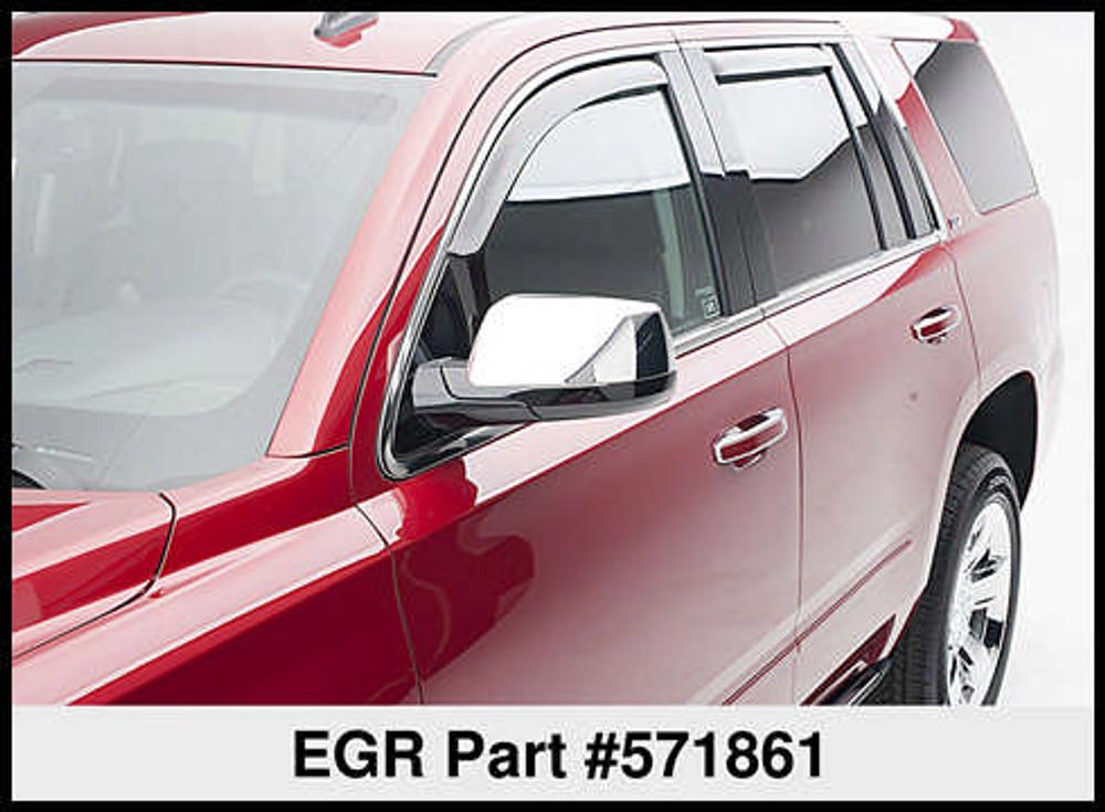 EGR In-Channel Window Visors Smoke Finish product image 8