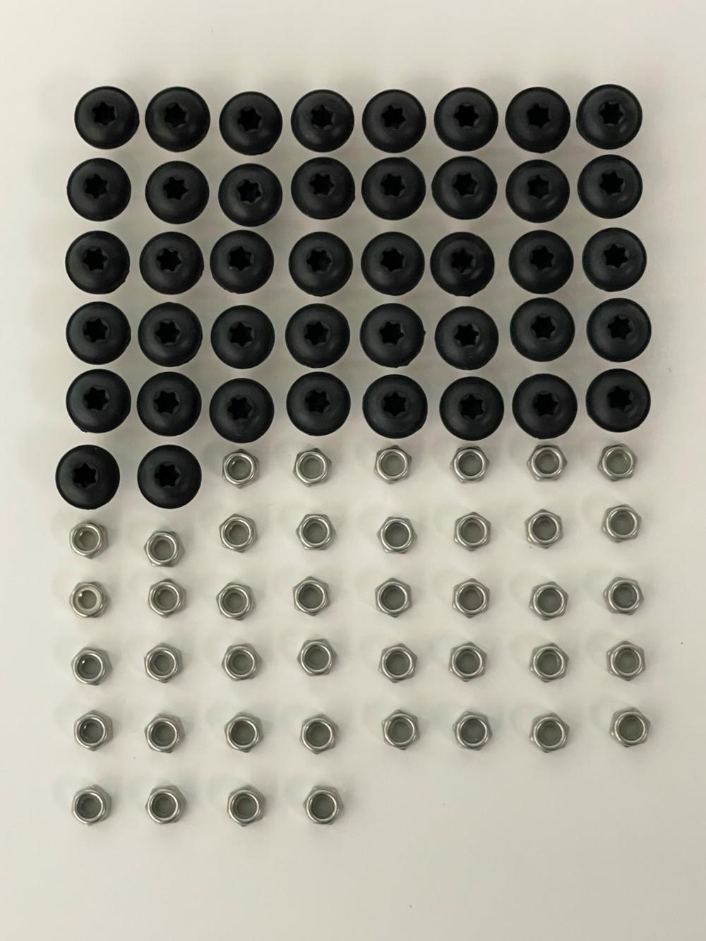EGR Black Stainless Steel Powder Coated Bolt Kit product image 1