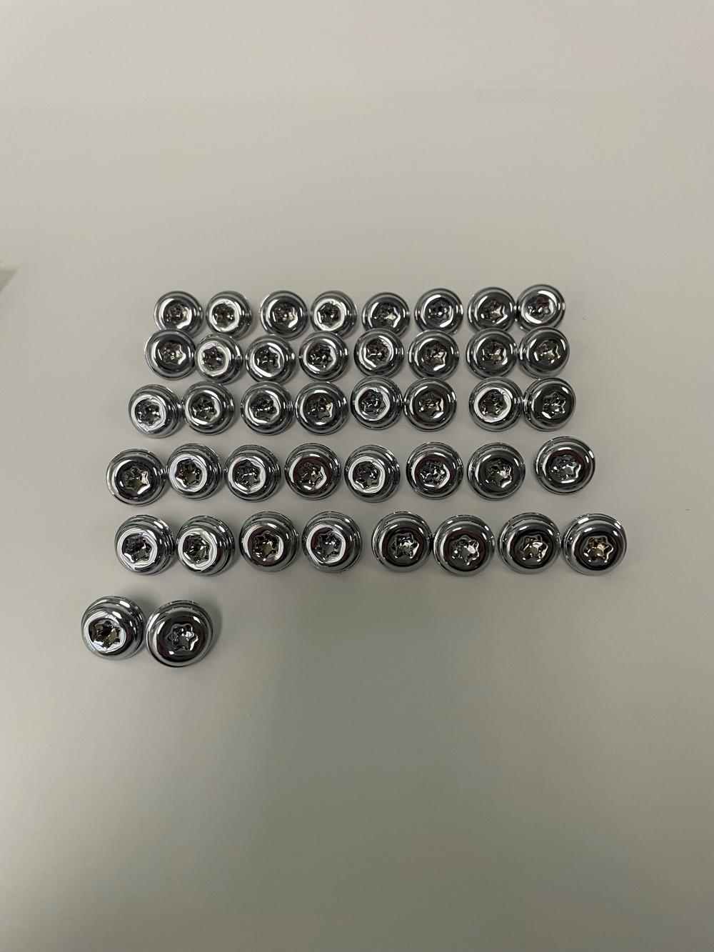 EGR Injection Molded Chrome Push In Bolt Kit product image 1