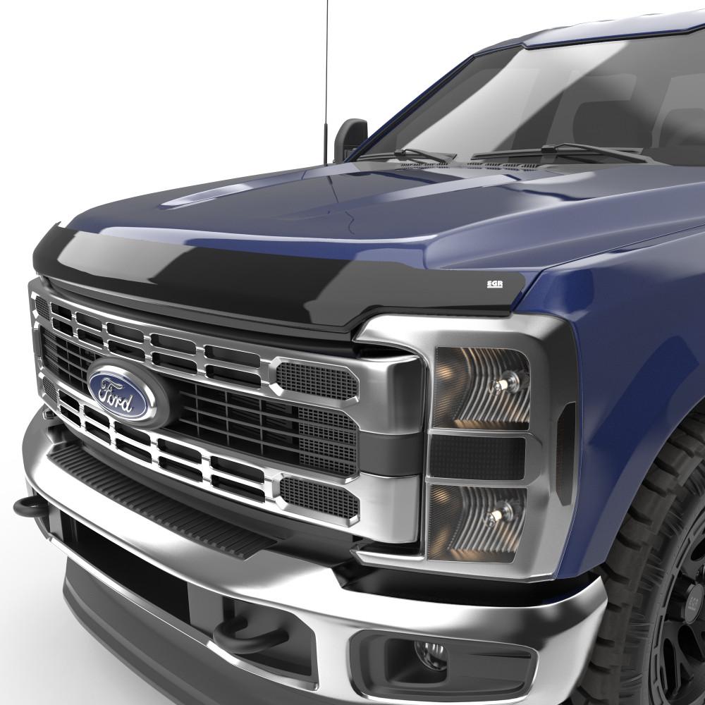 EGR Superguard Hood Guard Dark Smoke Finish -Fits 23-24 Ford F-250 & F-350 product image 2