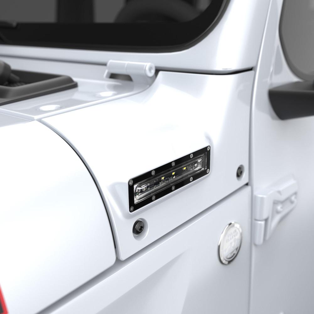 EGR VSL Jeep Side LED Lights Painted White product image 1