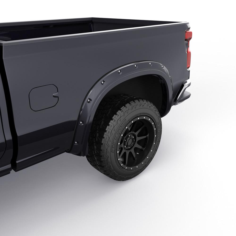 EGR Bolt-On Look Fender Flare Painted Black Fits 23-25 Chevy Silverado 1500 product image 4
