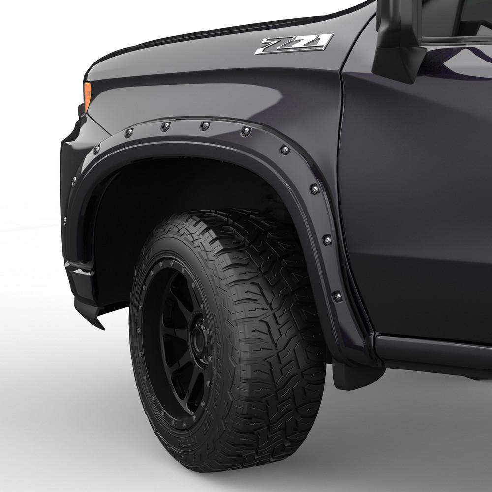 EGR Bolt-On Look Fender Flare Painted Black Fits 23-25 Chevy Silverado 1500 product image 3