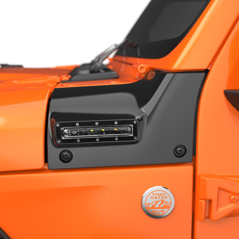 EGR VSL Jeep Side LED Lights Unpainted product image 4